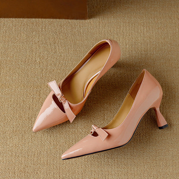 Zapatos de Salón Elegantes Elayna de Piel Genuina