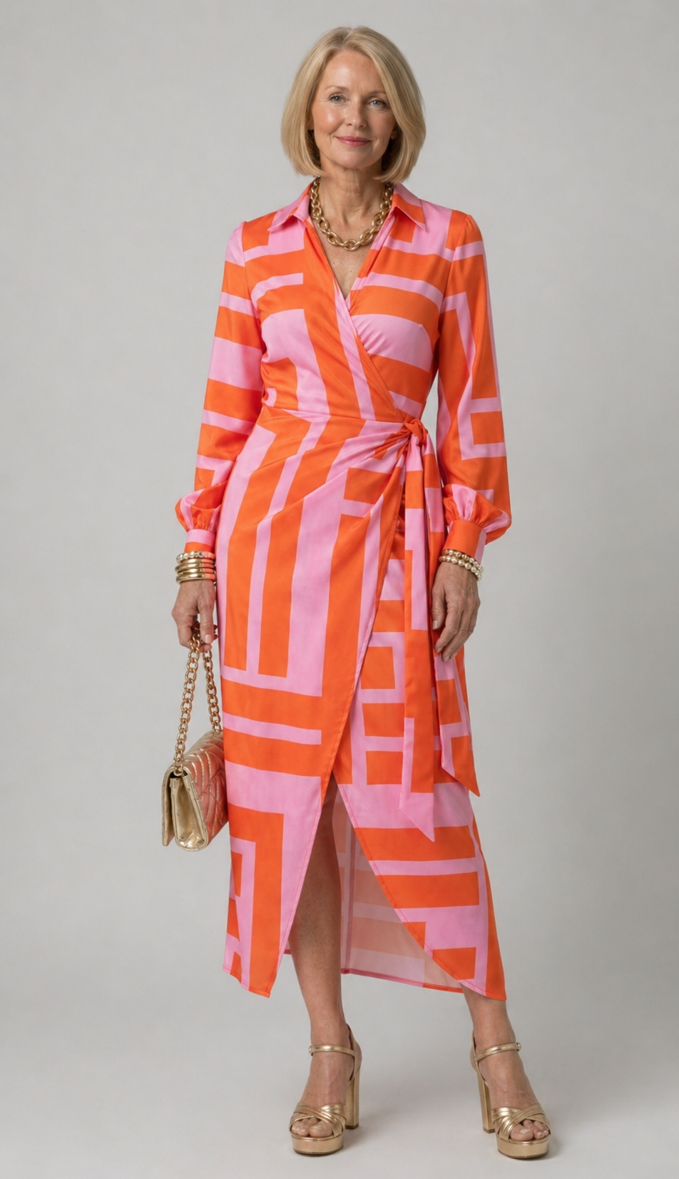 Laurel | Vestido Cruzado con Nudo Frontal