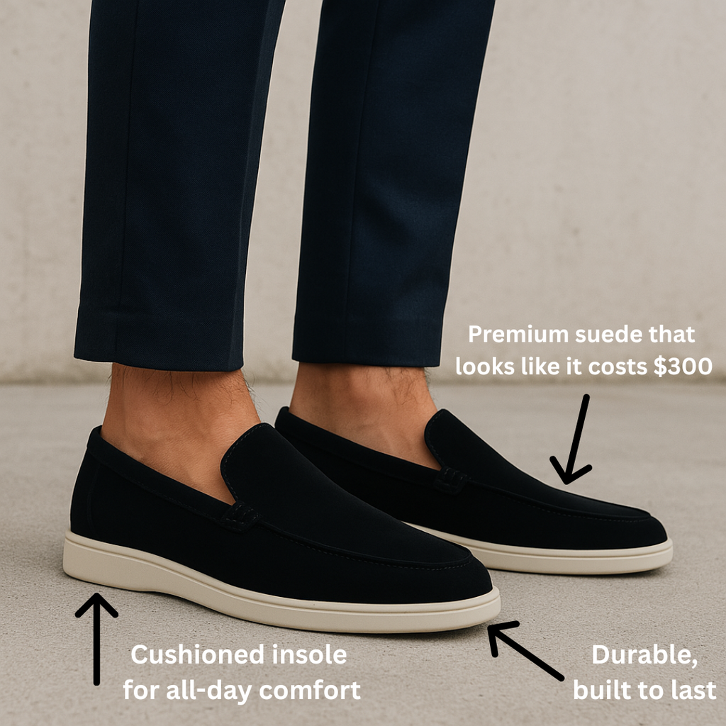 Guzmán | Mocasines elegantes de ante