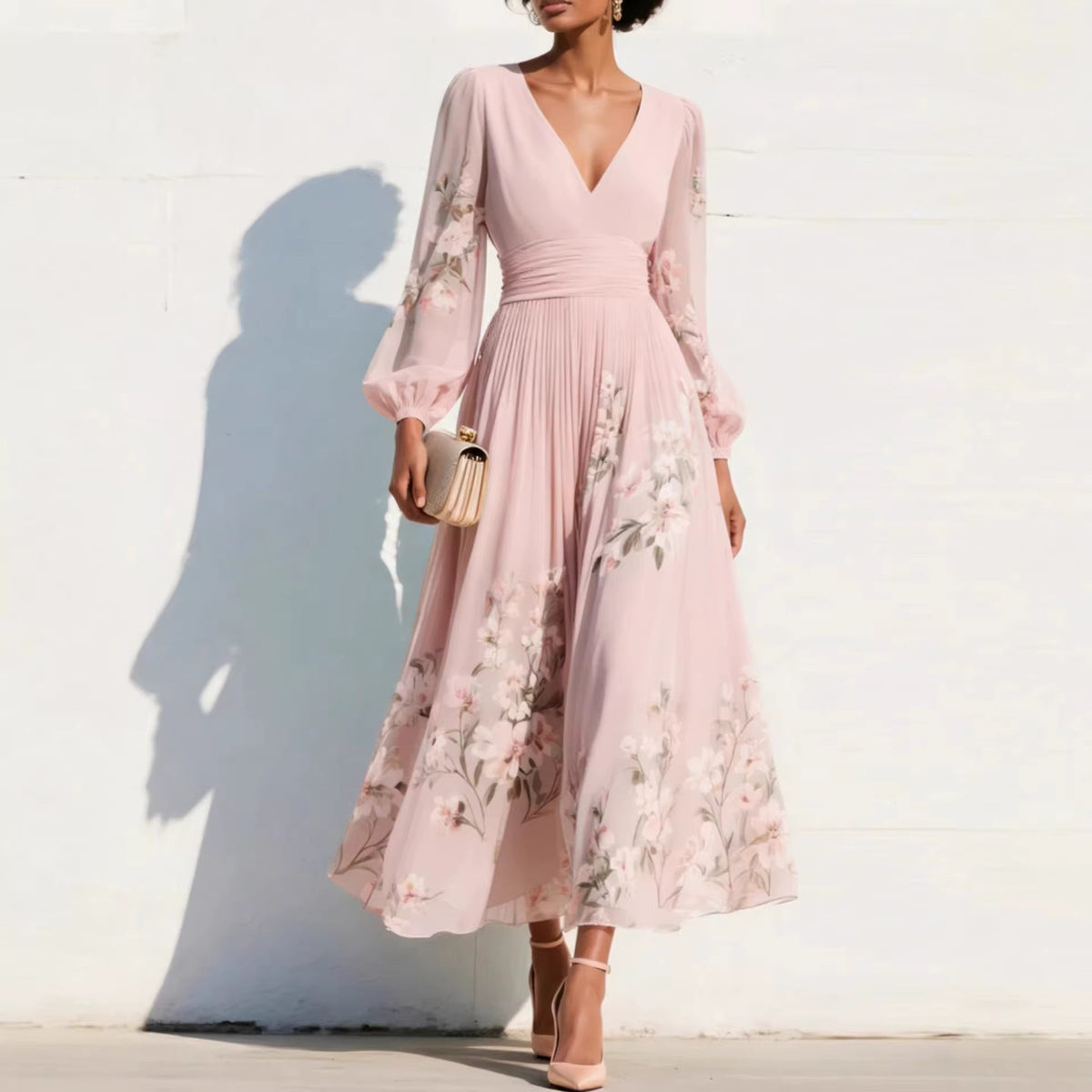 Lotte™ | Vestido Midi Fluido con Estilo