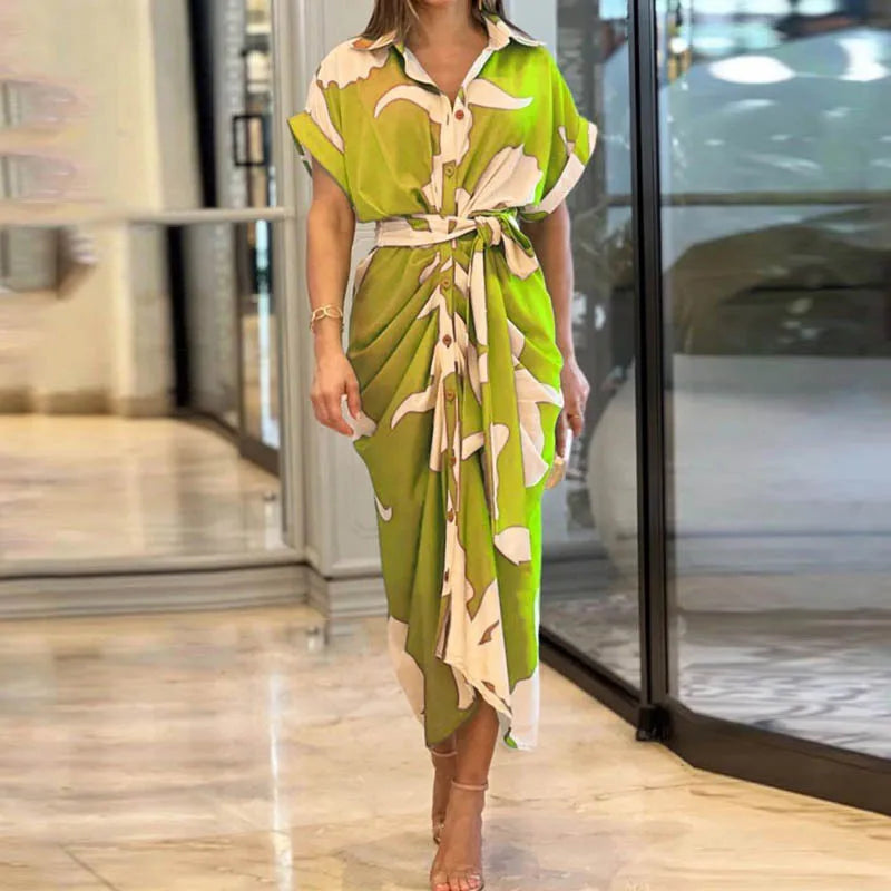 Wren | Vestido Camisero con Cinturón