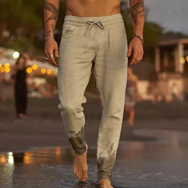 Simón | Pantalones de playa de lino