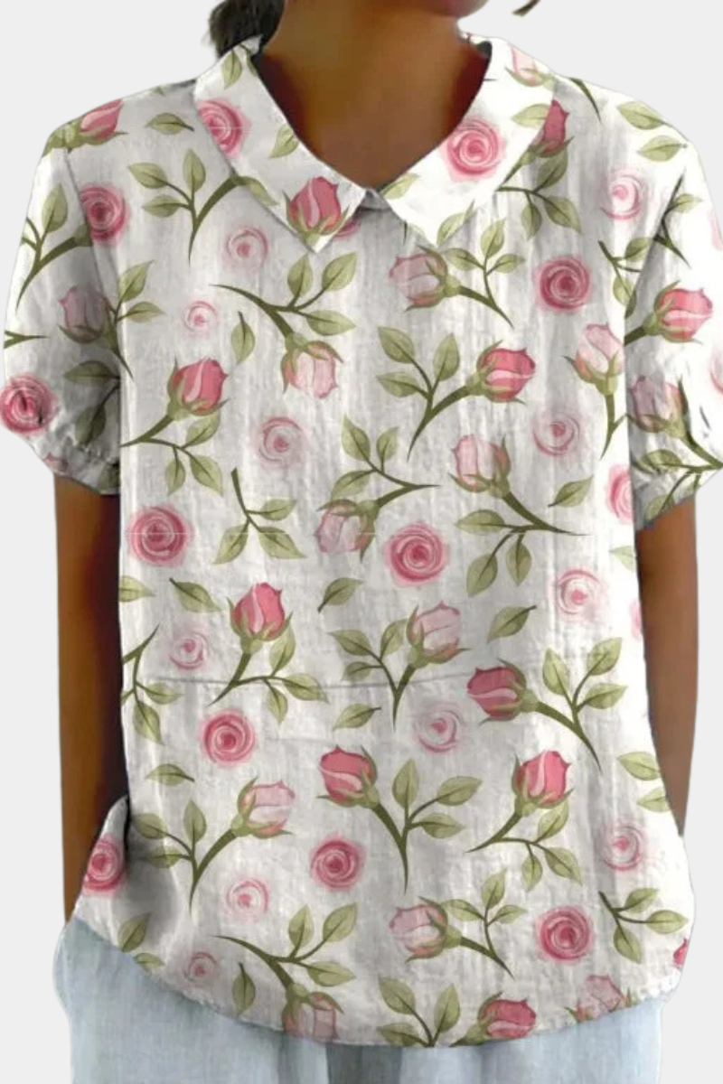 Isabella | Camisa floral retro