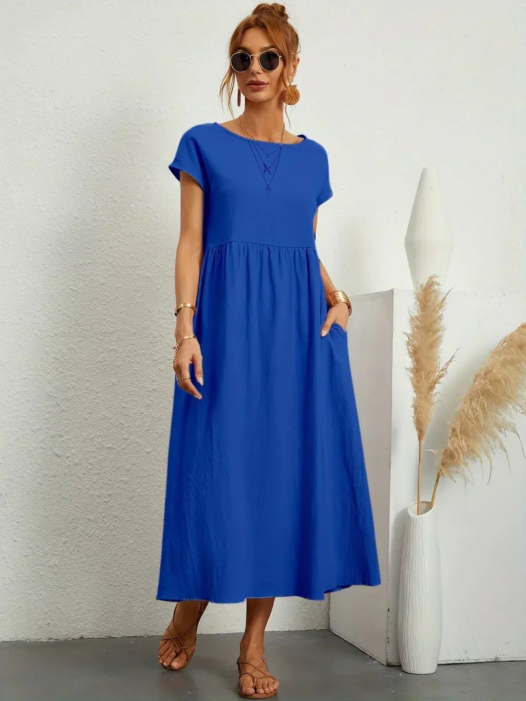 Gabrielle™ — Vestido Midi con Fluidez Elegante Atemporal
