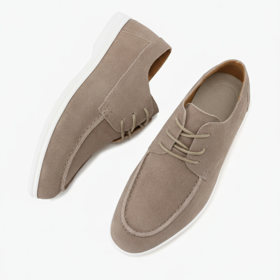 Zapatos de cordones de ante de primera calidad