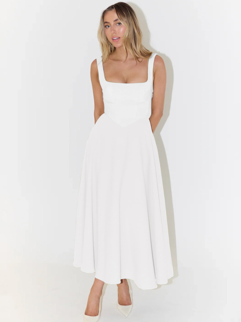 Antonia | Vestido midi clásico