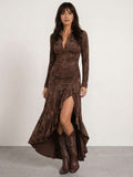 Vestido cowboy con volantes