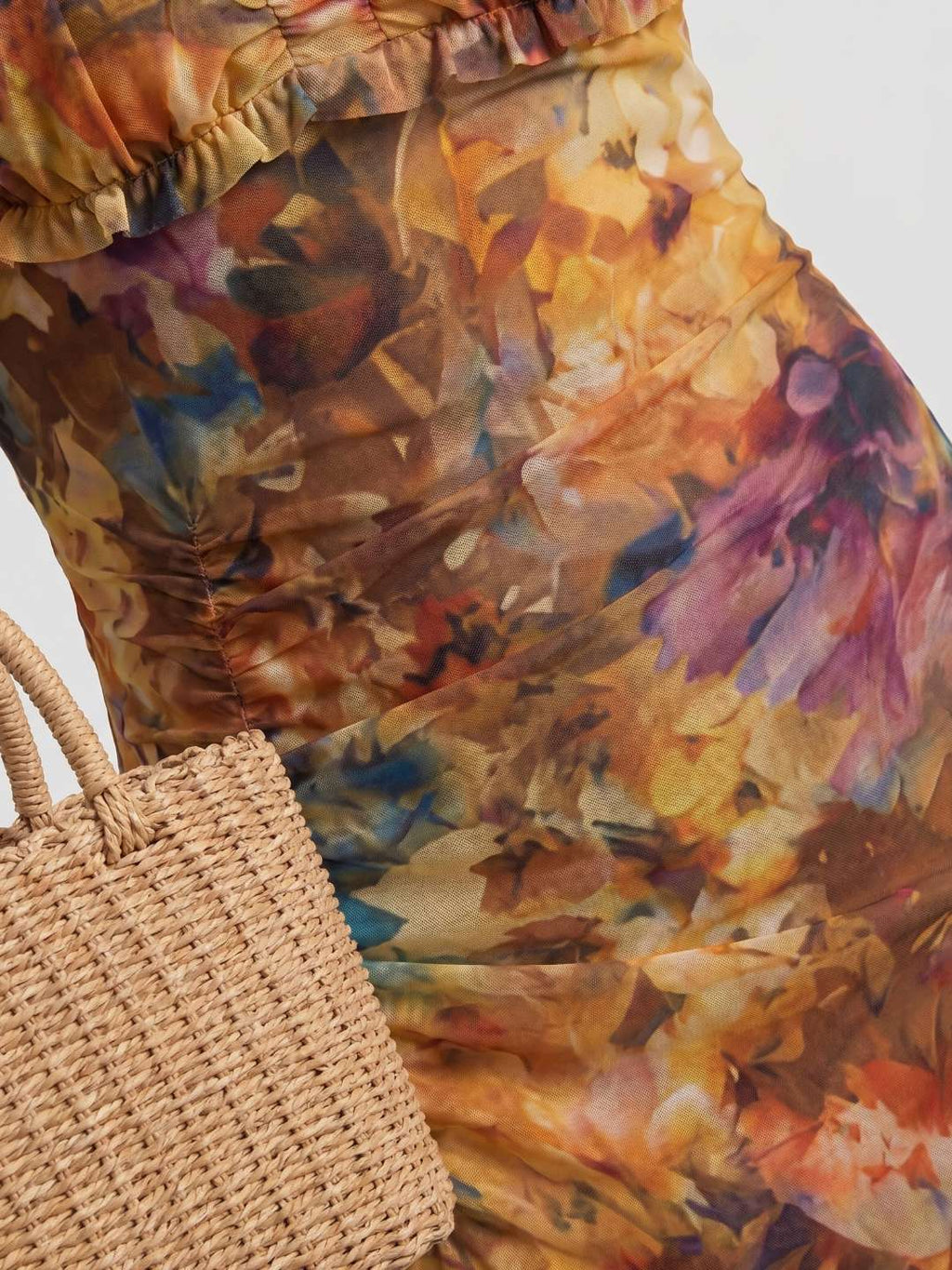 Vestido boho estampado floral