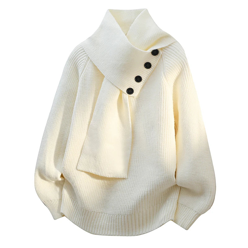 Marilee | Jersey Acogedor con Cuello Bufanda