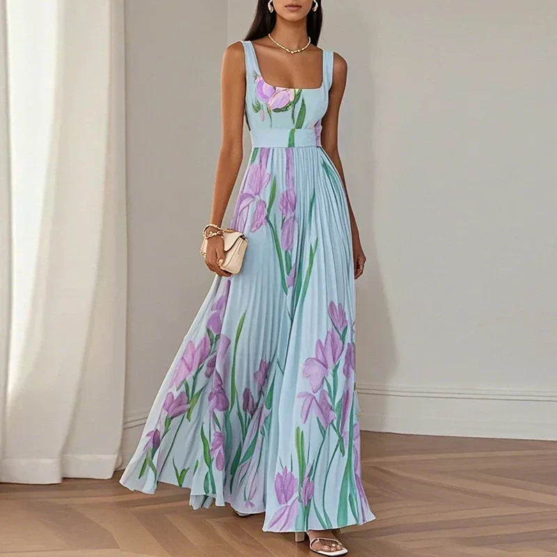 Cleodora | Vestido largo floral
