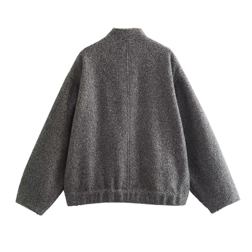 Chaqueta bomber abrigada