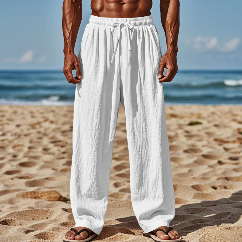 Héctor | Pantalones cómodos de lino