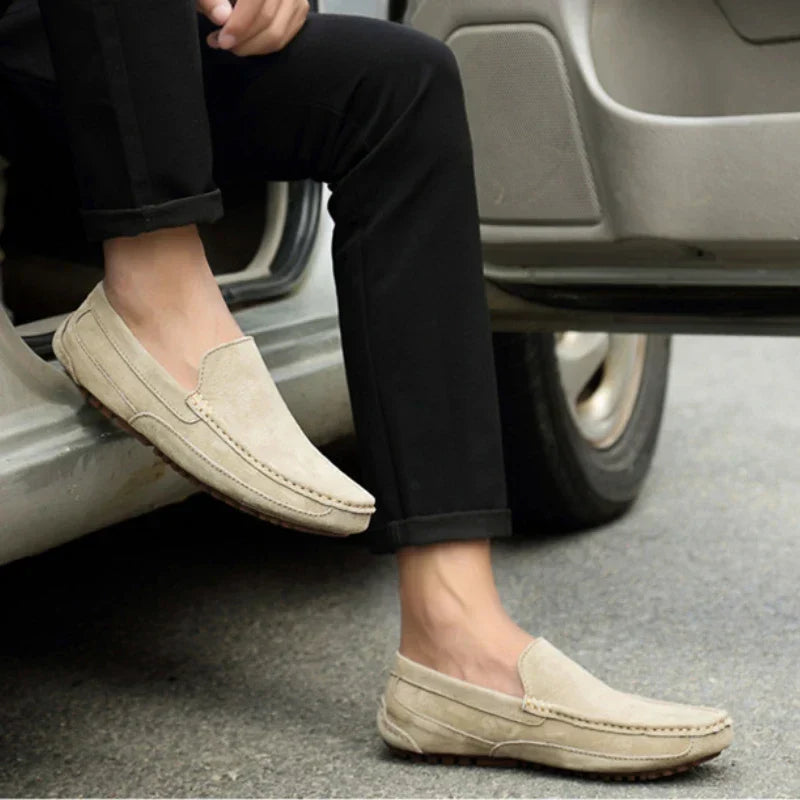 Marcos | Mocasines elegantes de ante de primera calidad