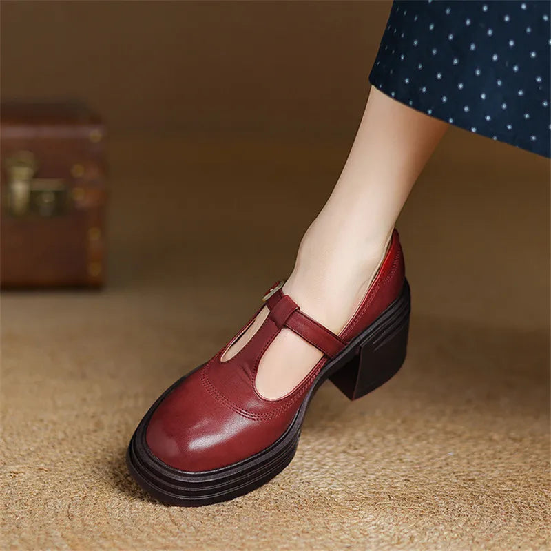 Zapatos de Salón Gruesos Selvana