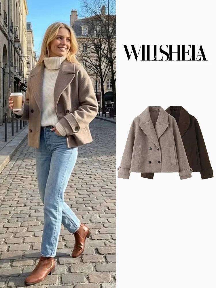 Gabardina Cruzada Vintage