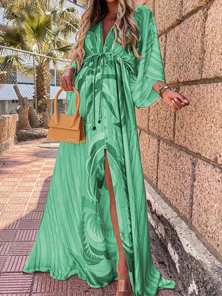 Daria - Vestido Kaftán de Vacaciones