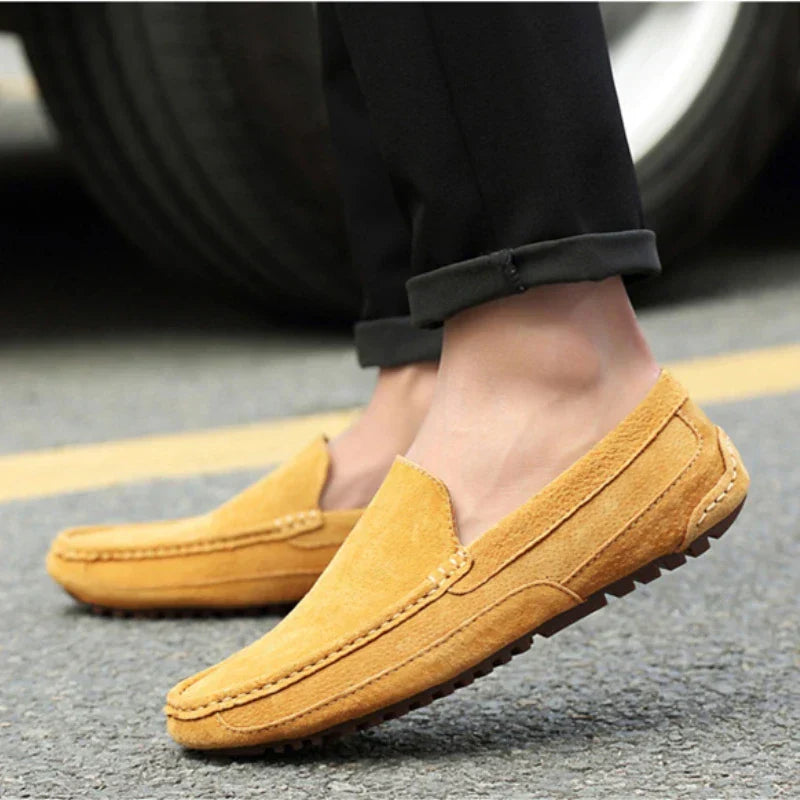 Marcos | Mocasines elegantes de ante de primera calidad