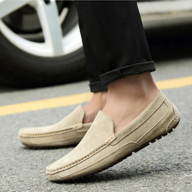 Marcos | Mocasines elegantes de ante de primera calidad