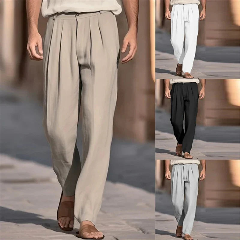 Sebastian | Pantalones informales de lino