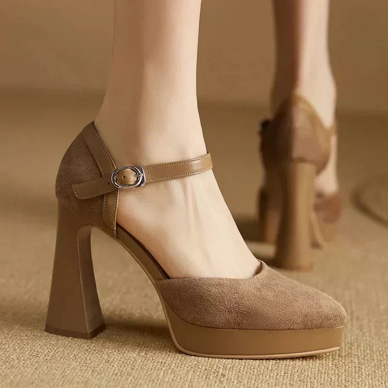 Zapatos de Salón Elegantes Celeste