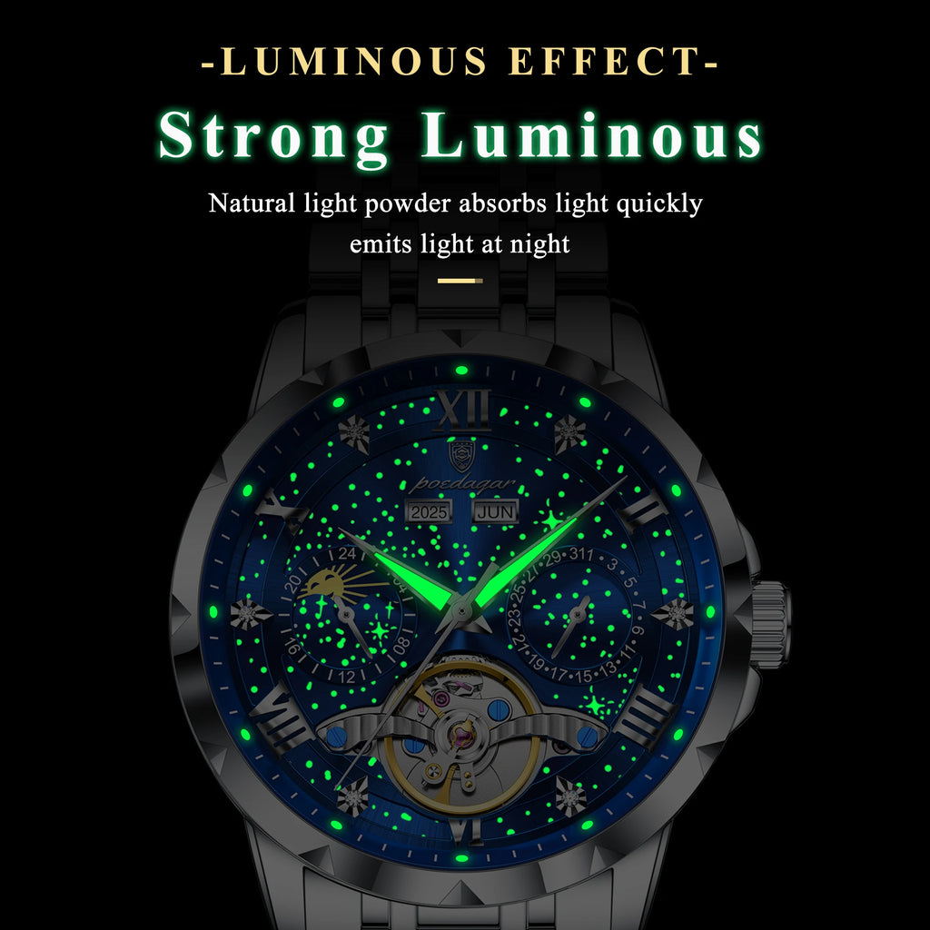 Reloj Skeleton Chrono