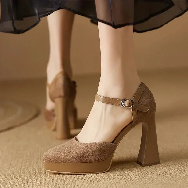 Zapatos de Salón Elegantes Celeste