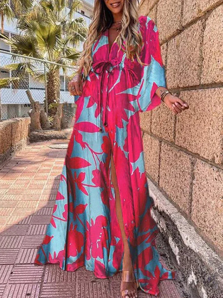 Daria - Vestido Kaftán de Vacaciones
