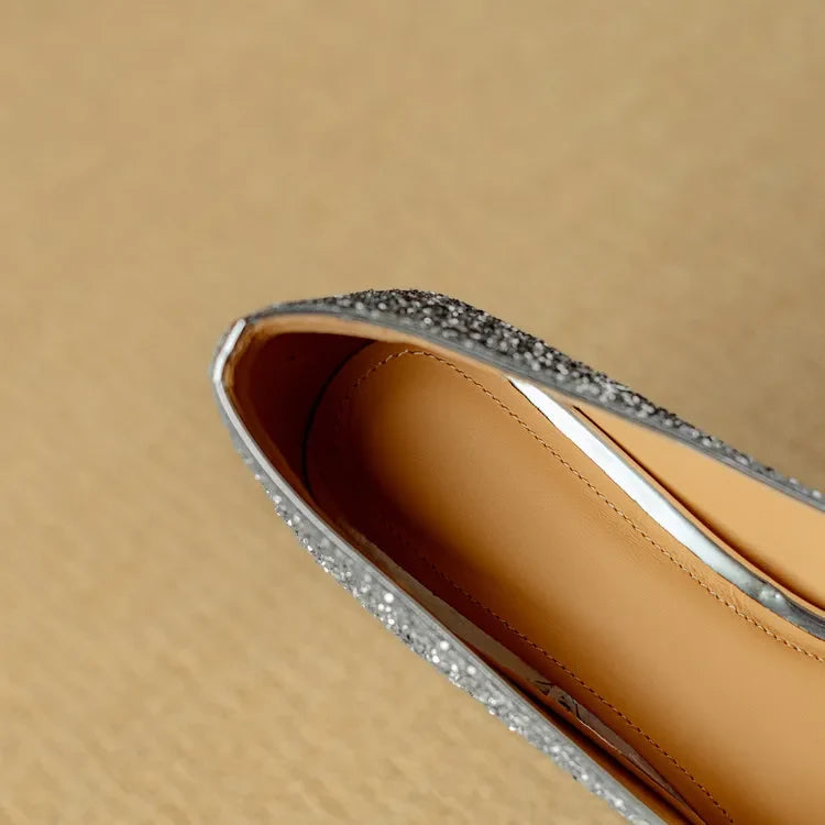 Zapatos de Salón con Purpurina Gloria