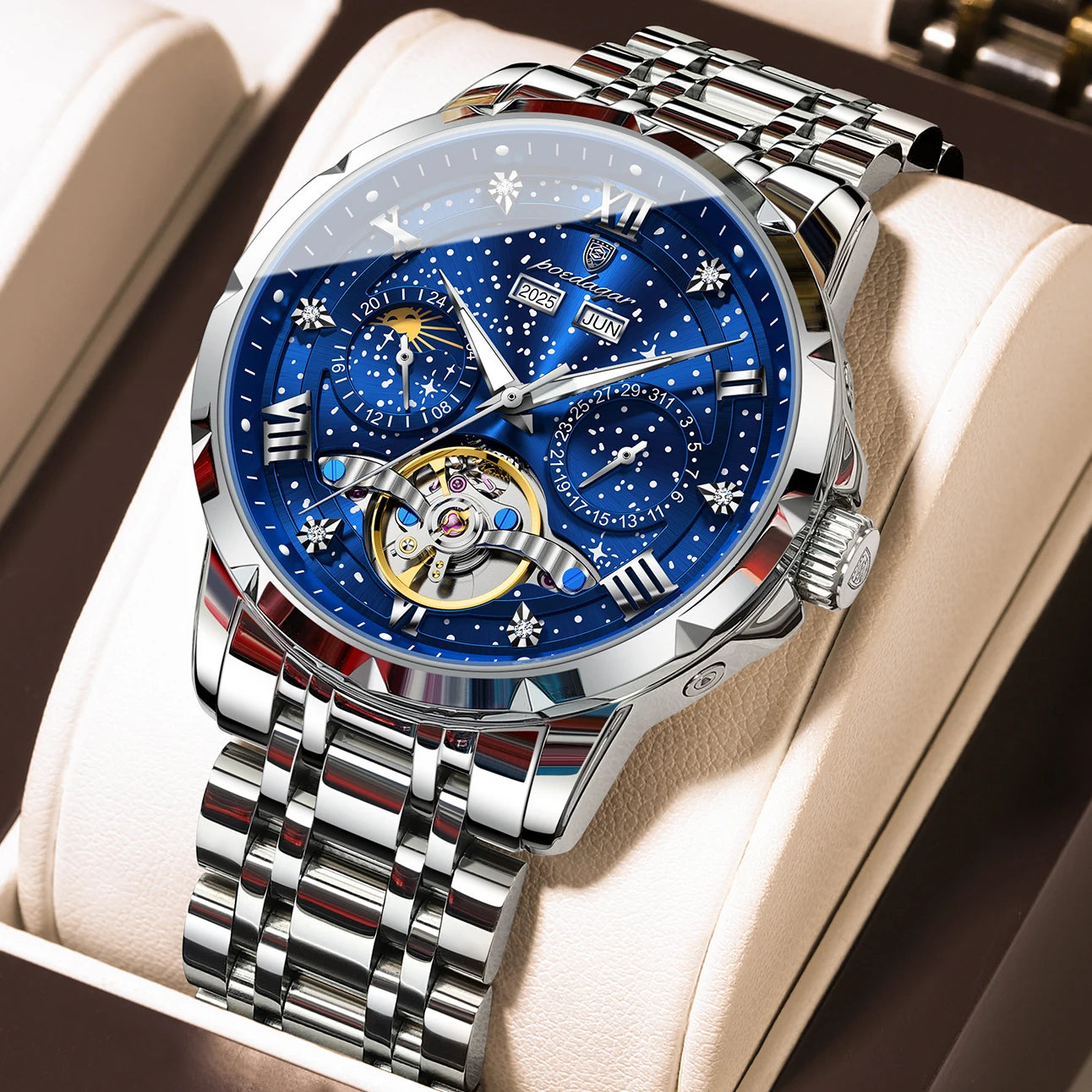 Reloj Skeleton Chrono