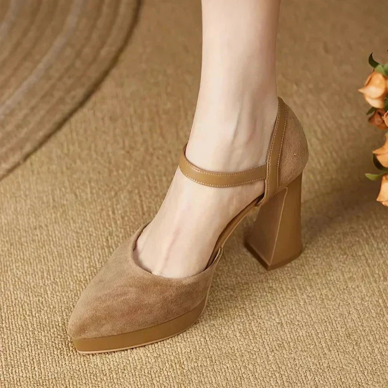 Zapatos de Salón Elegantes Celeste