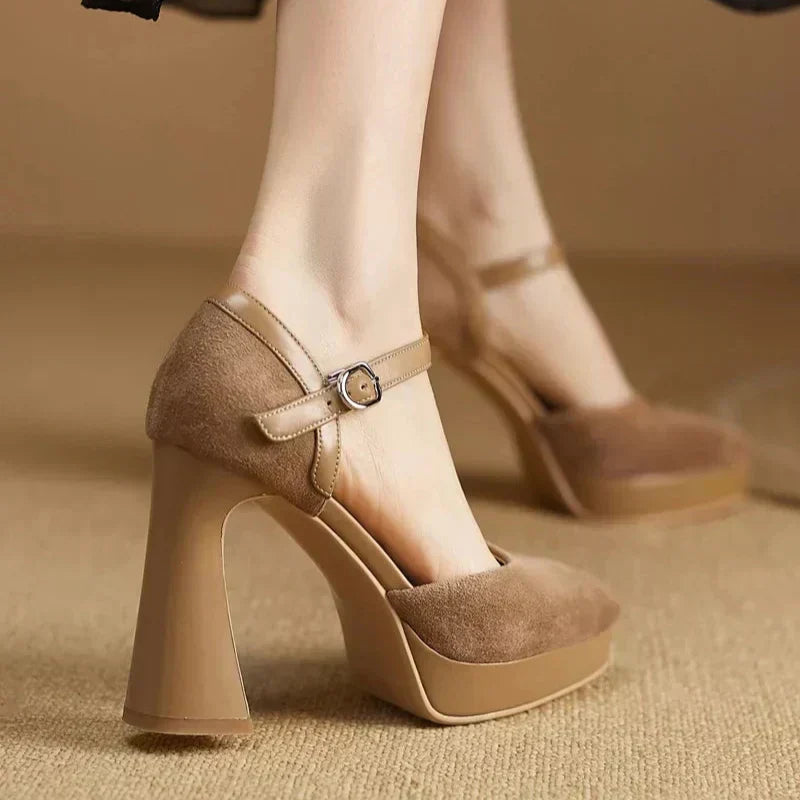 Zapatos de Salón Elegantes Celeste