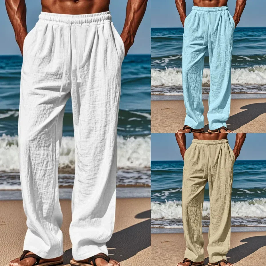 Héctor | Pantalones cómodos de lino