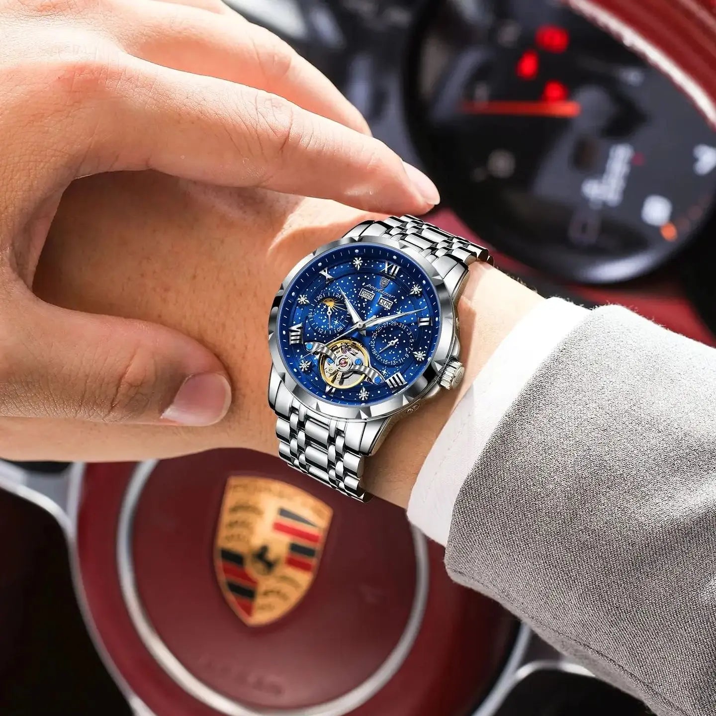 Reloj Skeleton Chrono