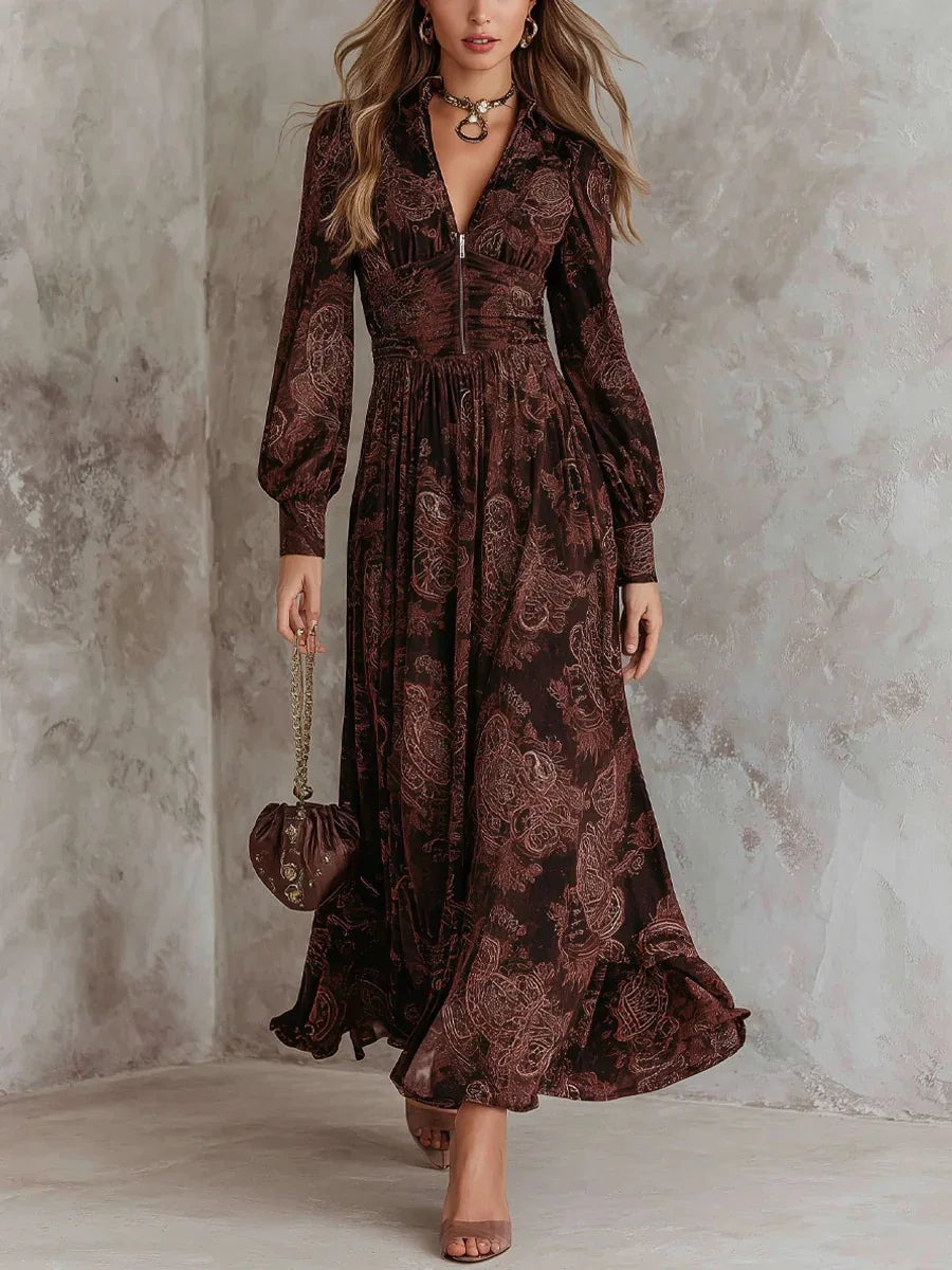 Cloe | Vestido Largo Vintage