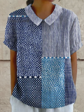 June - Blusa con Cuello Drapeado
