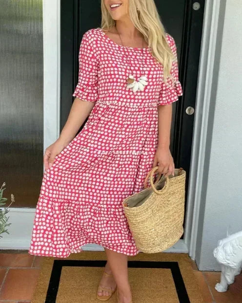 Bridget | Vestido de Verano Escalonado y Fresco