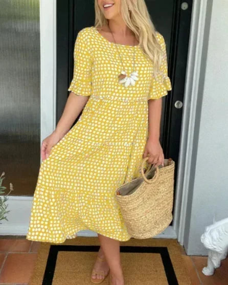 Bridget | Vestido de Verano Escalonado y Fresco
