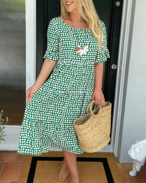 Bridget | Vestido de Verano Escalonado y Fresco