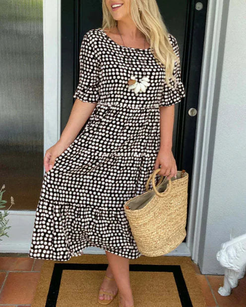 Bridget | Vestido de Verano Escalonado y Fresco