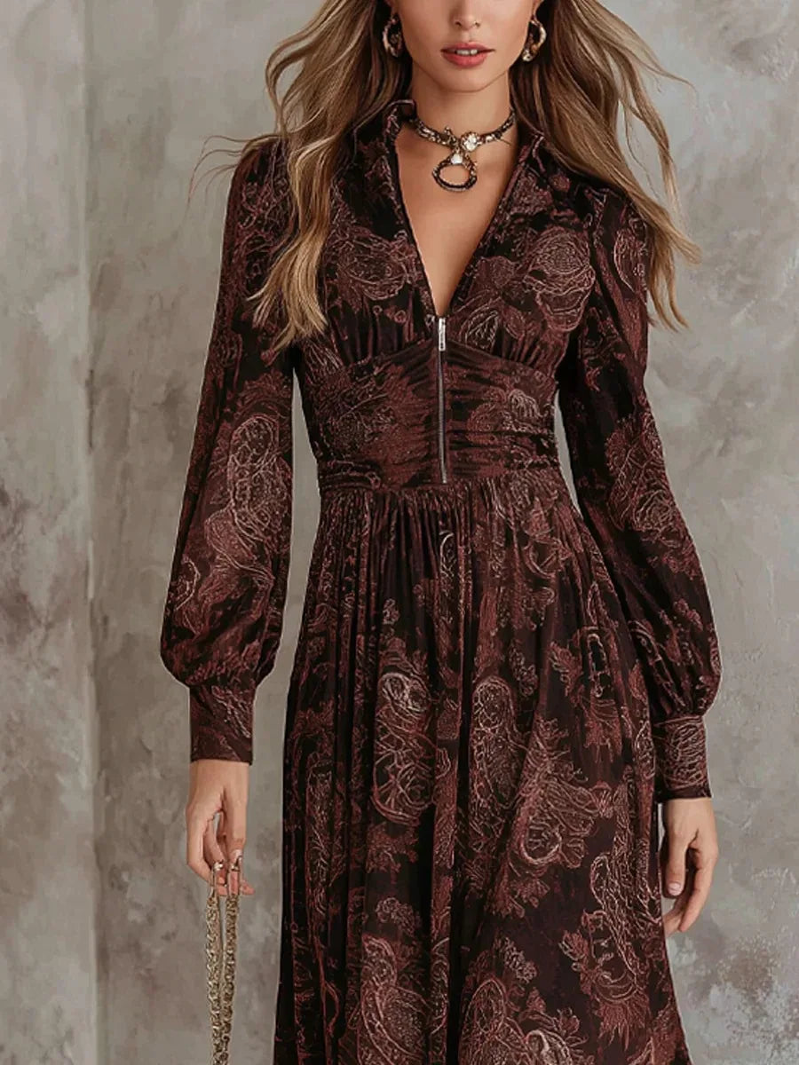 Cloe | Vestido Largo Vintage