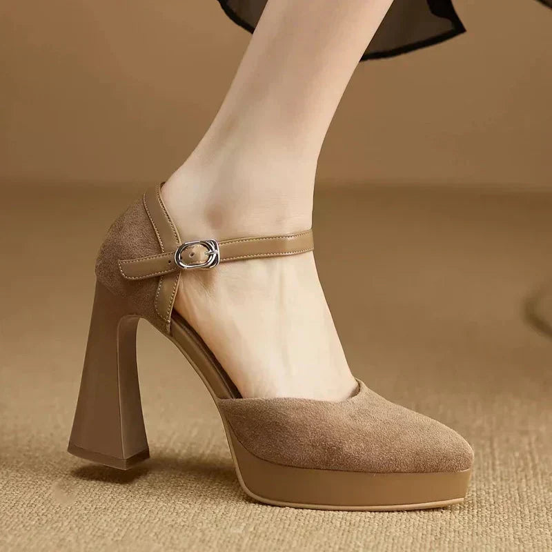 Zapatos de Salón Elegantes Celeste