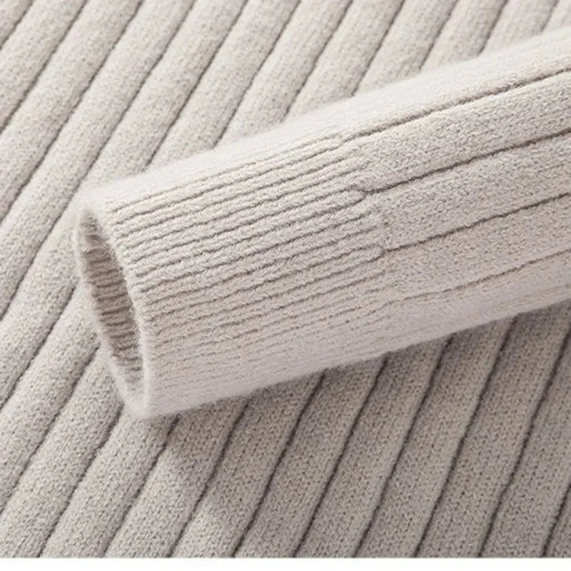 ZERMATT High Collar Half Zip Sweater