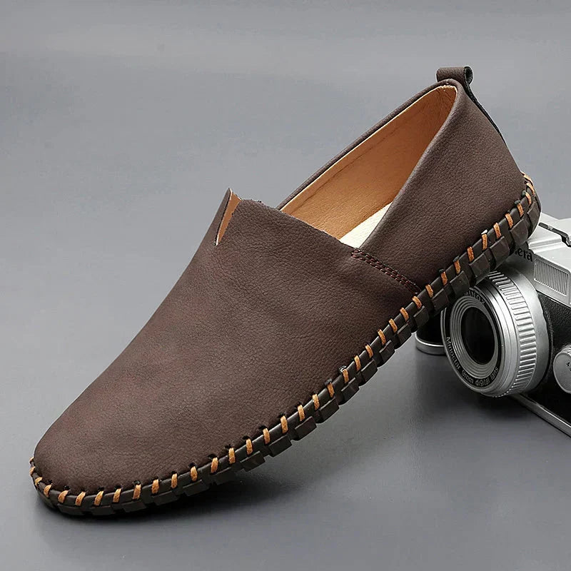 Bruno | Mocasines de piel Santorini