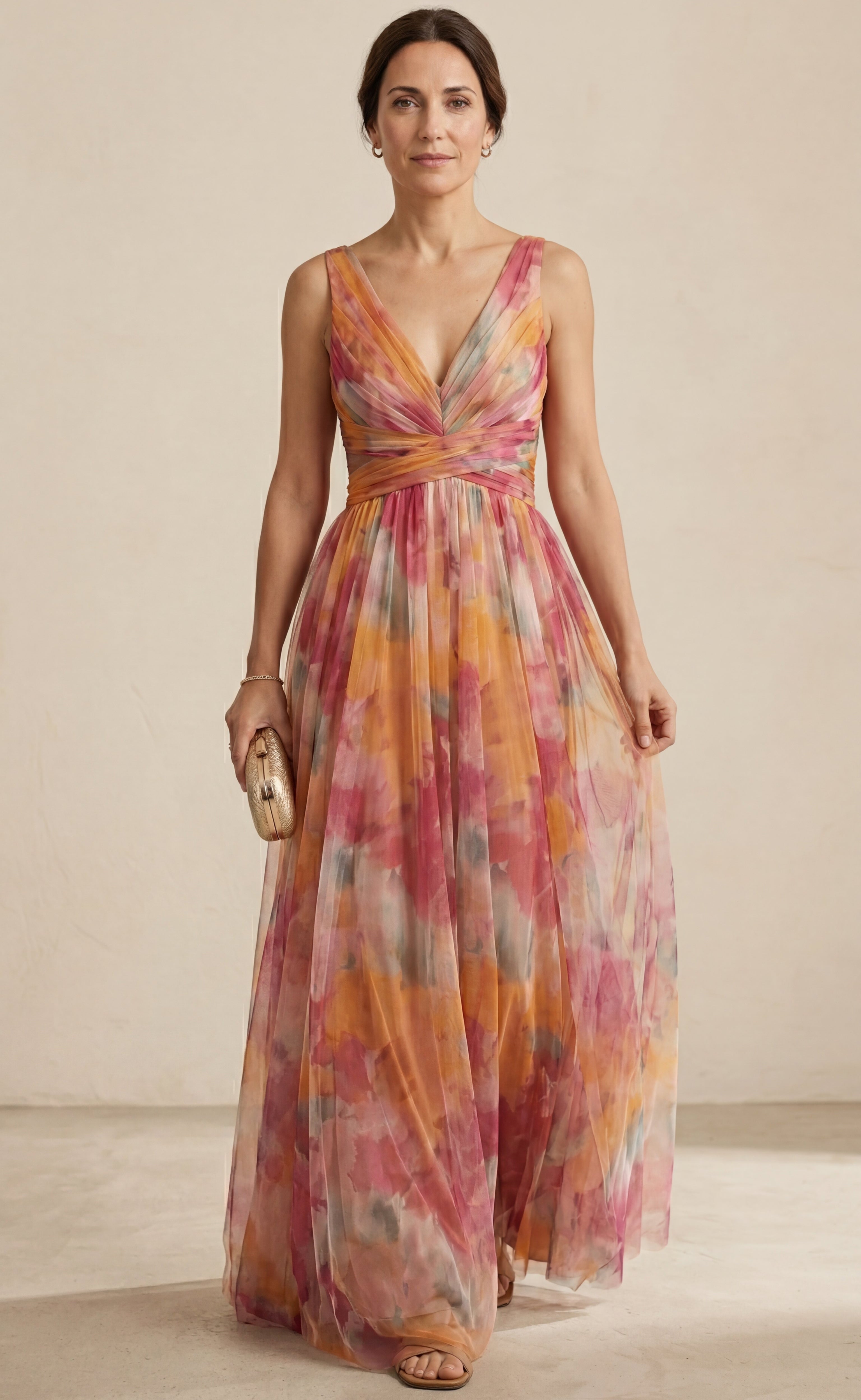 Giselle | vestido largo con estampado floral