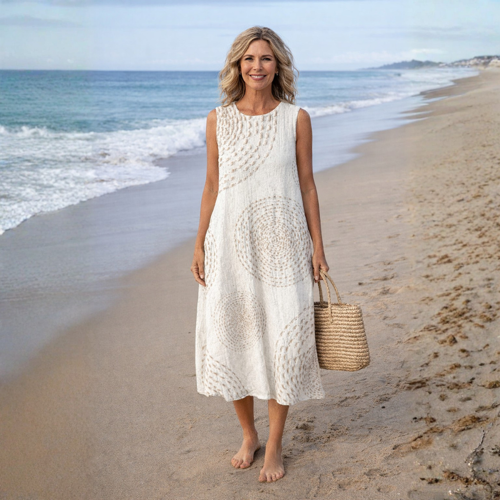 Leah | Vestido Casual Retro