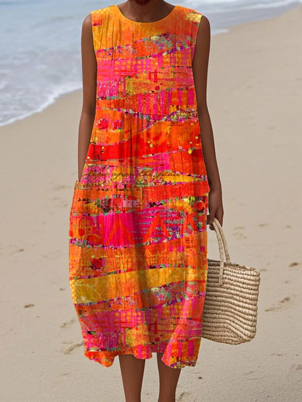 Vera | Vestido Midi Atardecer