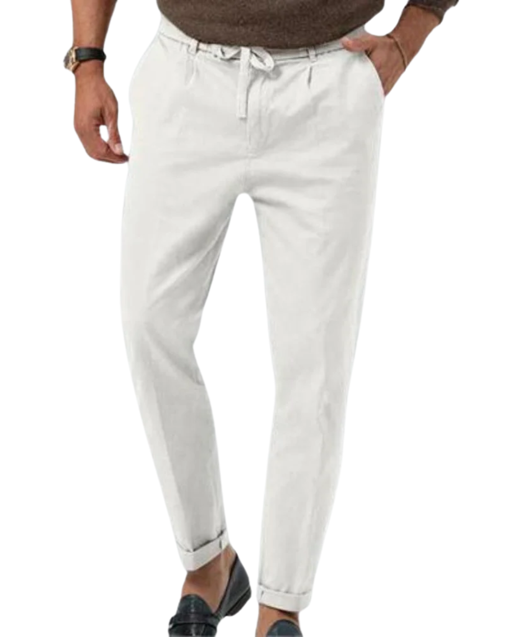 Renato | Pantalones informales de lino