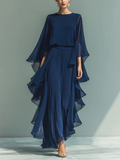 Aurora | Conjunto elegante de gasa con volantes