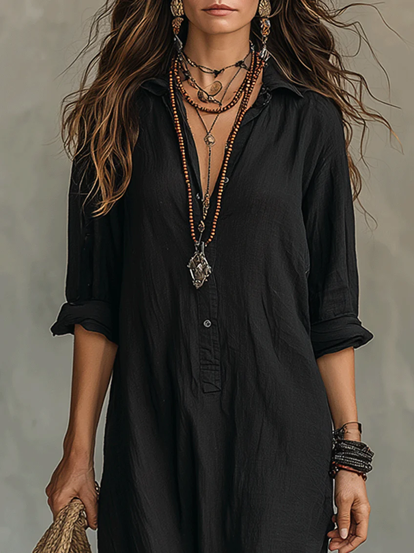 Celia | Vestido Maxi con botones