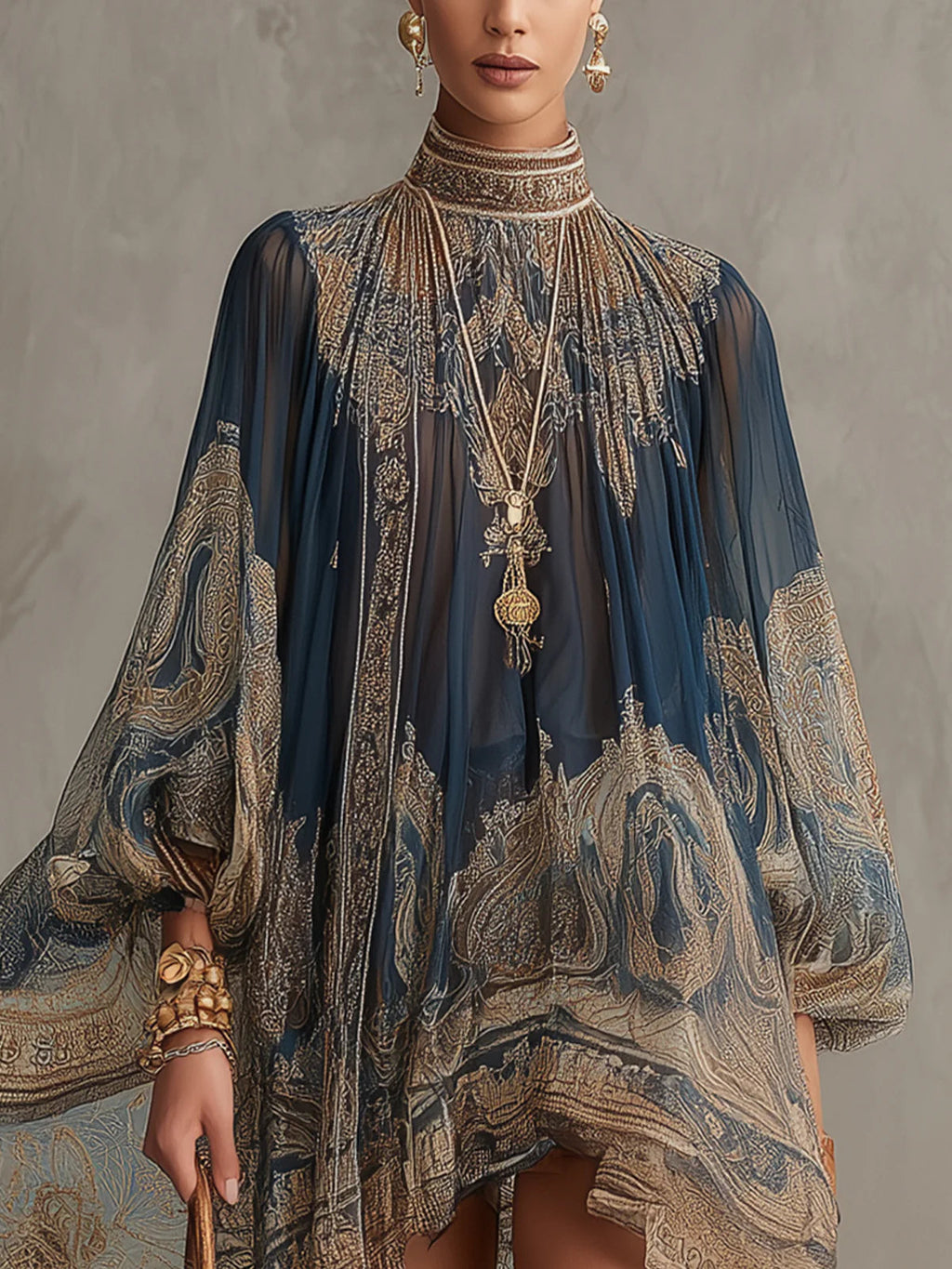 Beatriz | Vestido mini de gasa